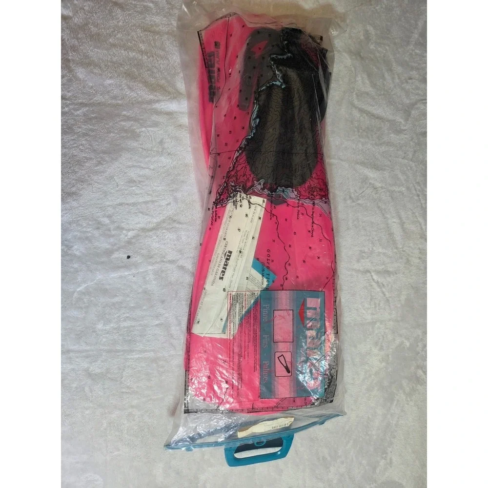 Mares Power Plana SL Pink Black Scuba Diving Fins Open Heel Adjustable Straps